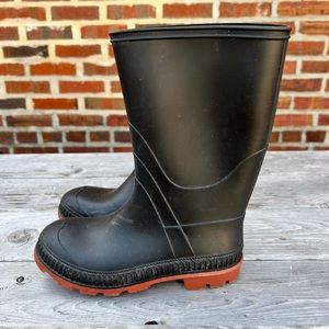 Unisex Black rain boots